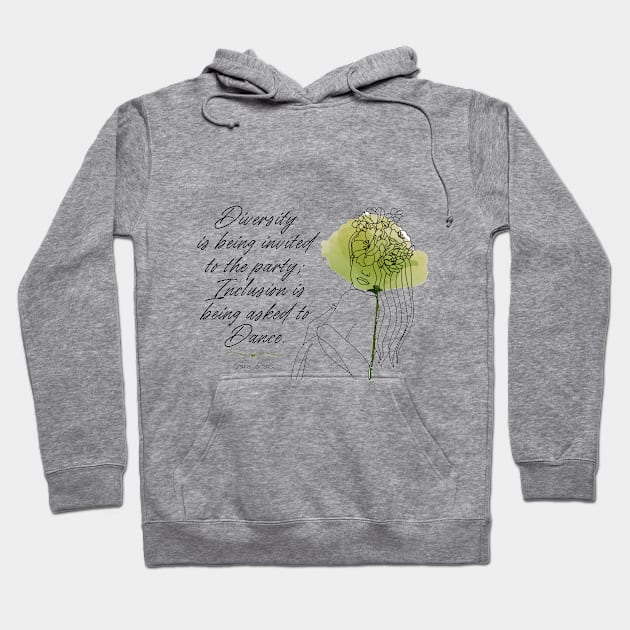 Inspire Inclusion Hoodie by ArtaMeybodi